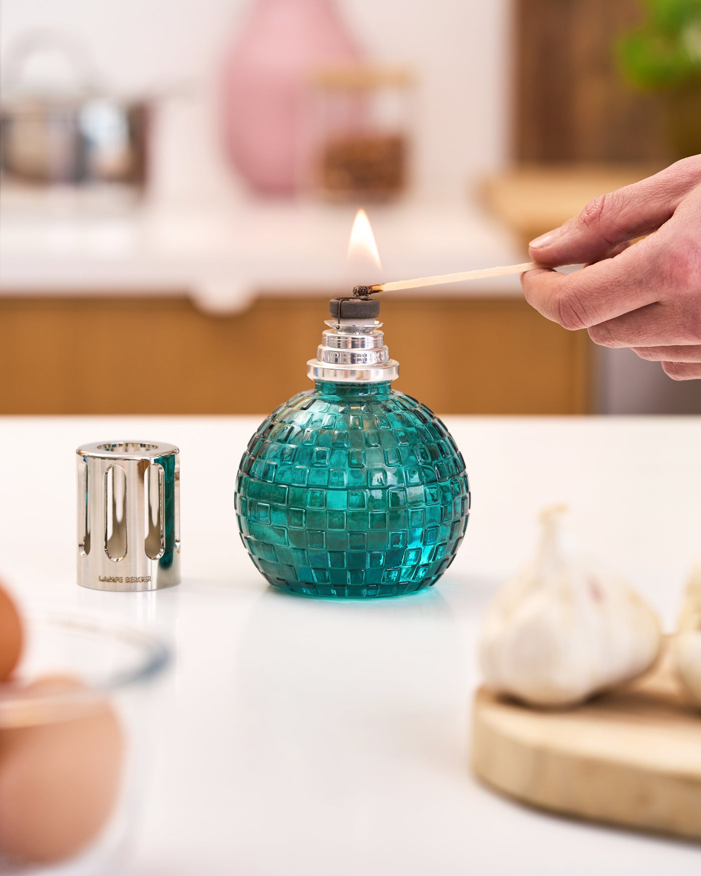 Coffret lampe Berger Disco Verte